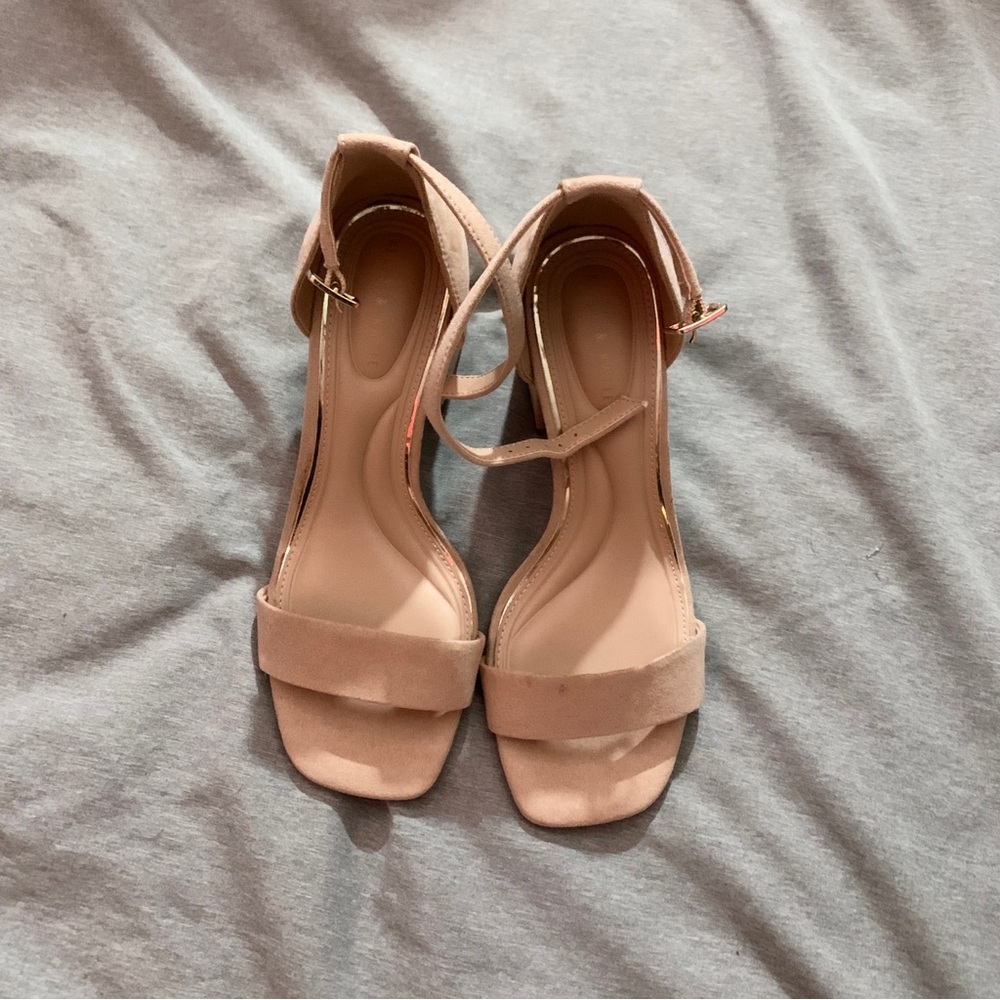 Kelly & Katie Nude Heeled Sandals